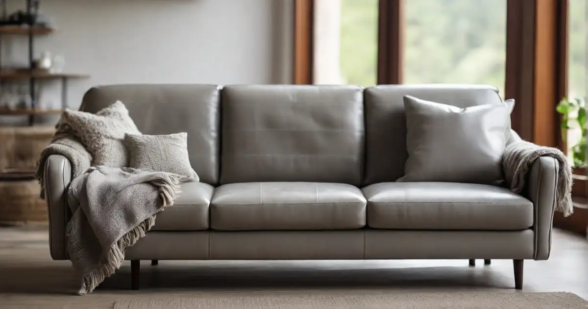 Grey-Leather-Couch